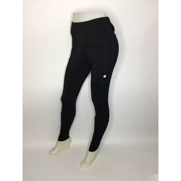 Asics‎ Black Leggings Size Large with Pockets - Picture 5 of 6